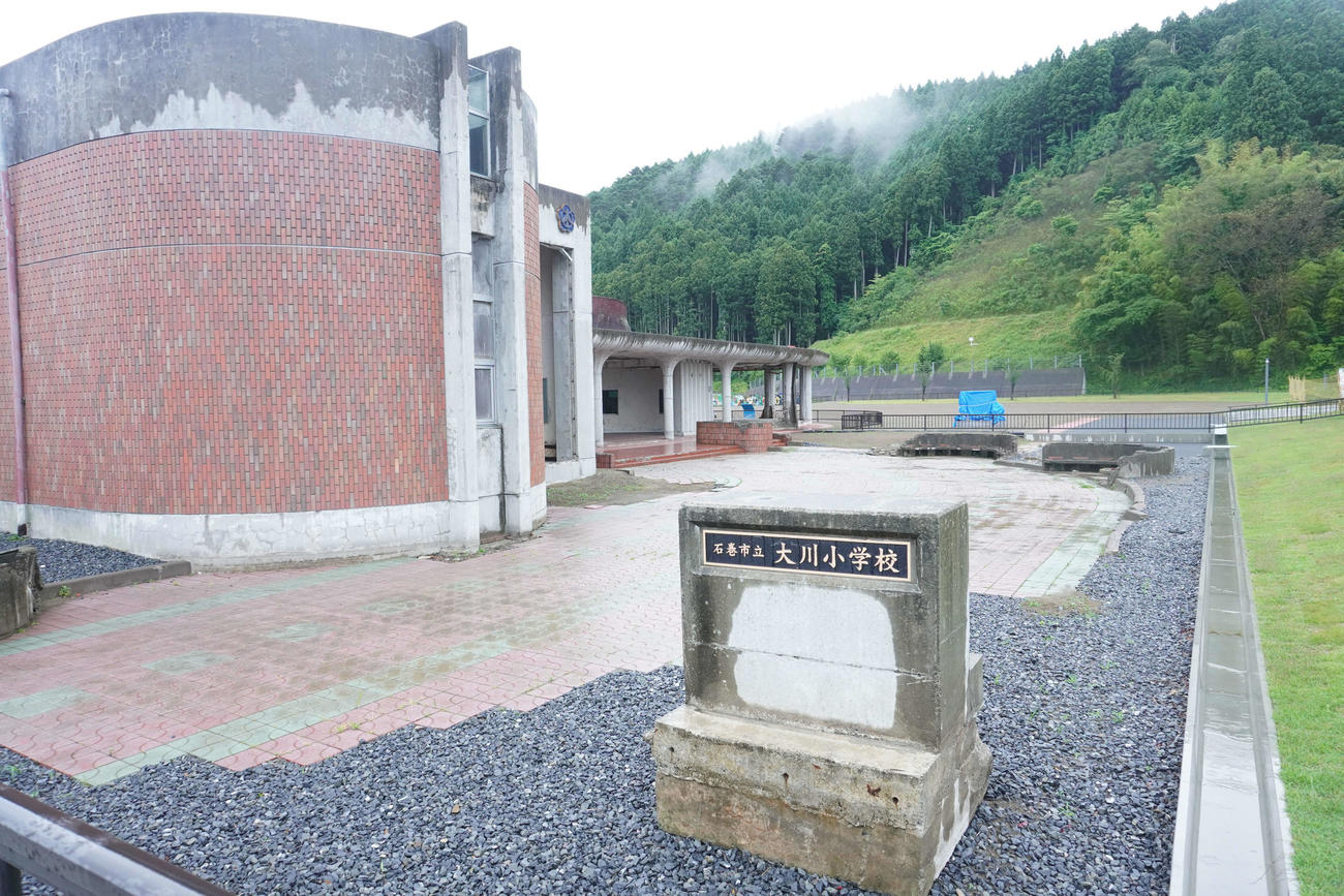 石巻市立大川小学校（撮影・沢田直人）