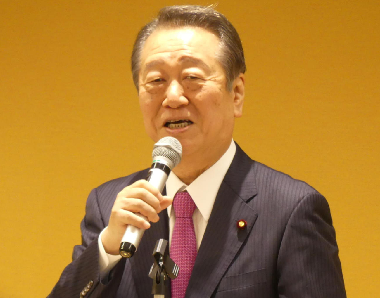 小沢一郎氏（2020年2月10日撮影）