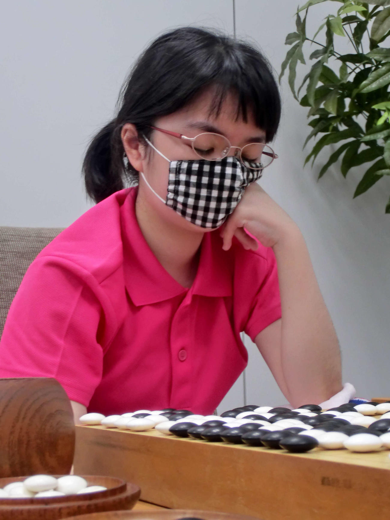棋聖戦Cリーグ3連敗でリーグ陥落となった仲邑菫二段（日本棋院提供）
