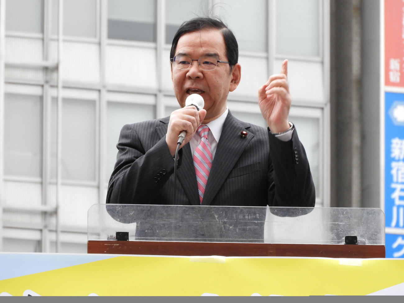 共産党の志位和夫委員長（2018年3月18日撮影）