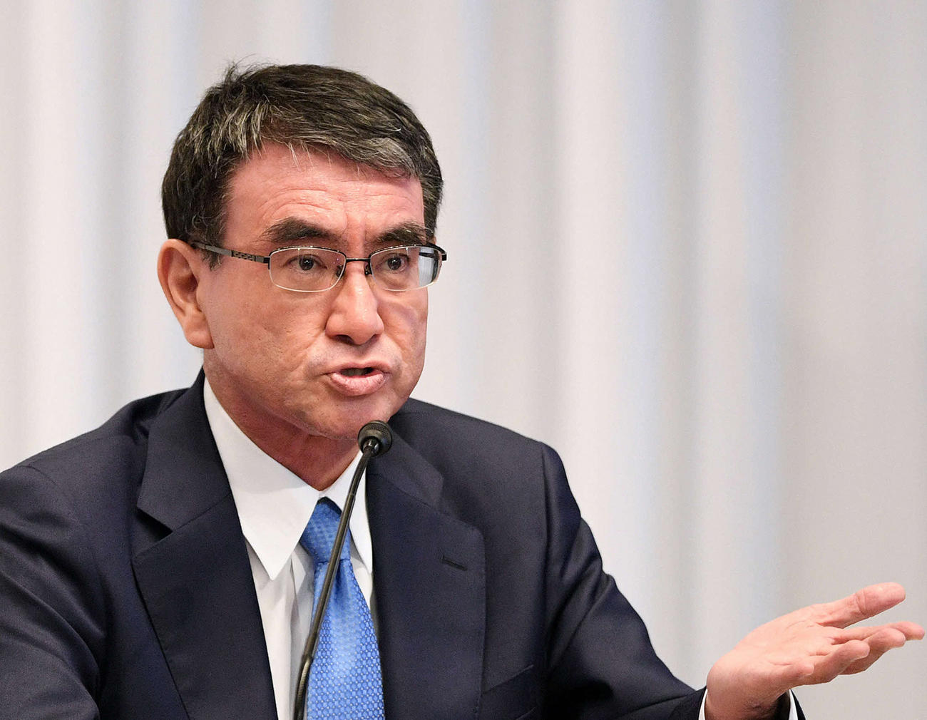 河野太郎行革相（2021年9月20日撮影）