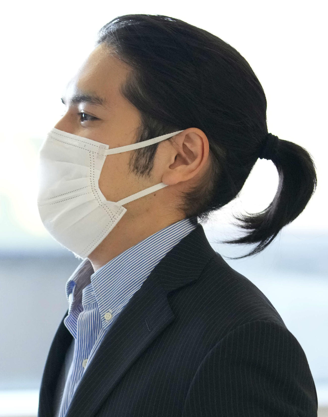 成田空港に到着した小室圭さん（撮影・鈴木みどり）