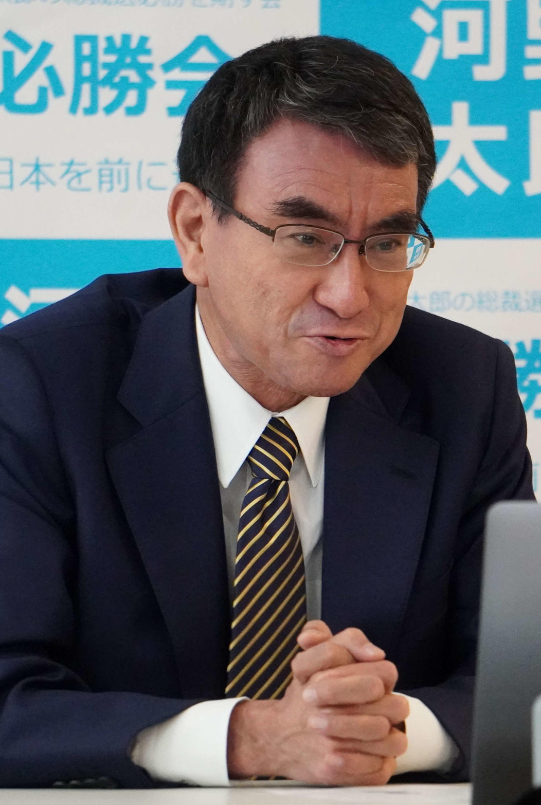 河野太郎行革相＝2021年9月24日