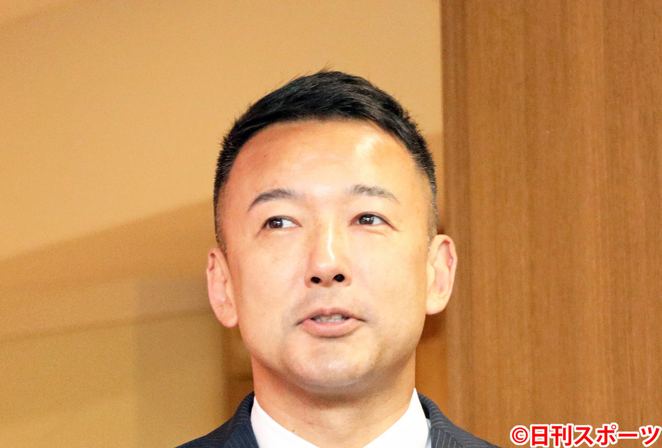 れいわ新選組代表の山本太郎氏（2020年7月5日撮影）