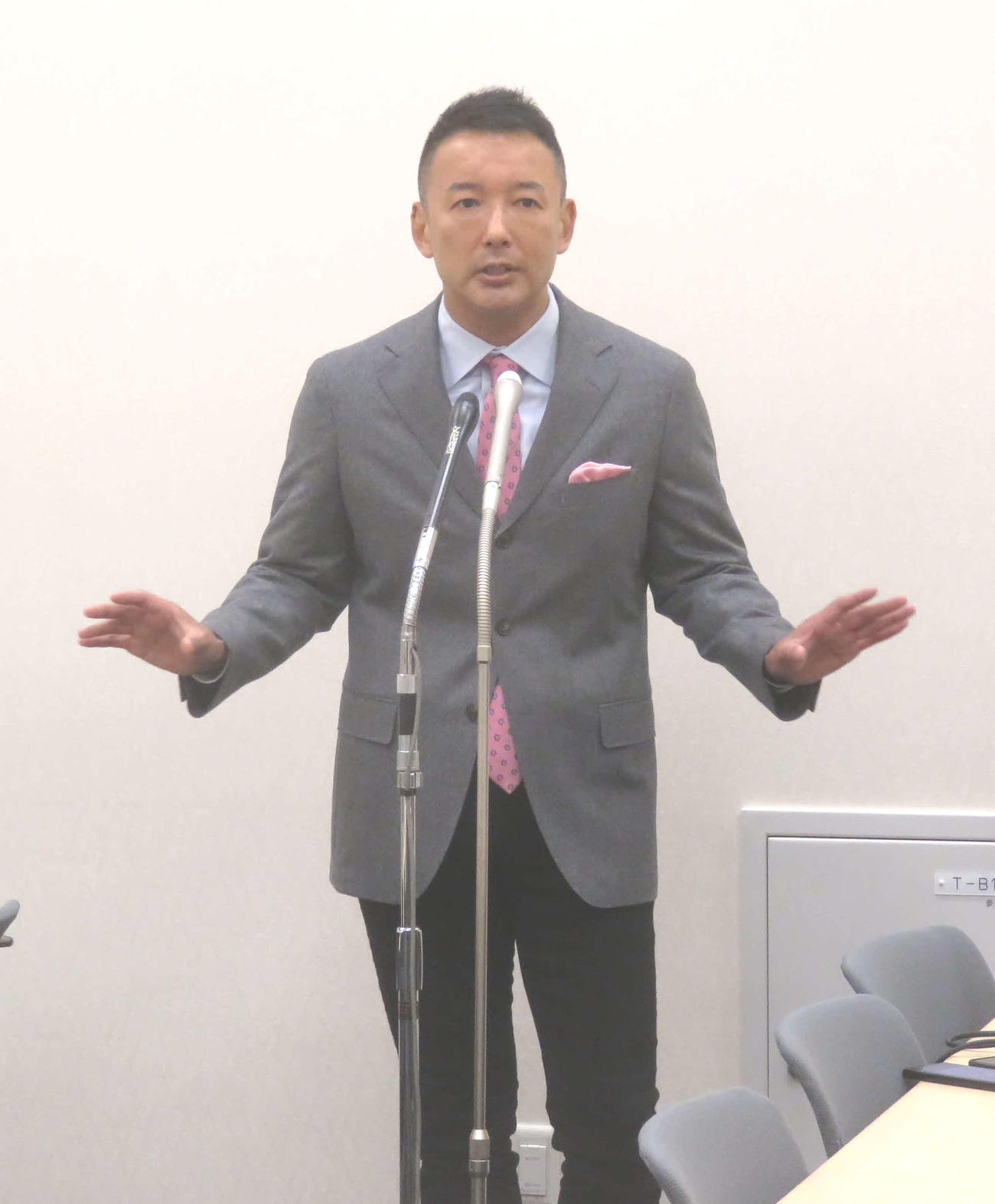 衆院総選挙へ出馬を模索する、れいわ新新選組組の山本太郎代表だが進展はなかった（撮影・大上悟）