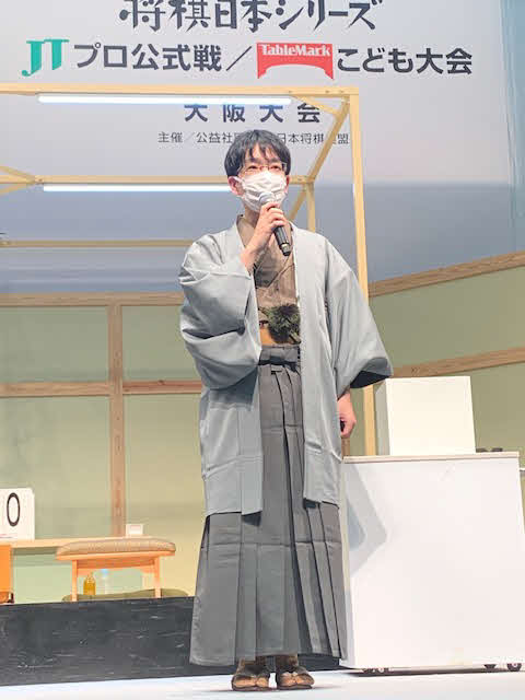 準決勝に勝利し決勝への意気込みを話す豊島将之JT杯覇者