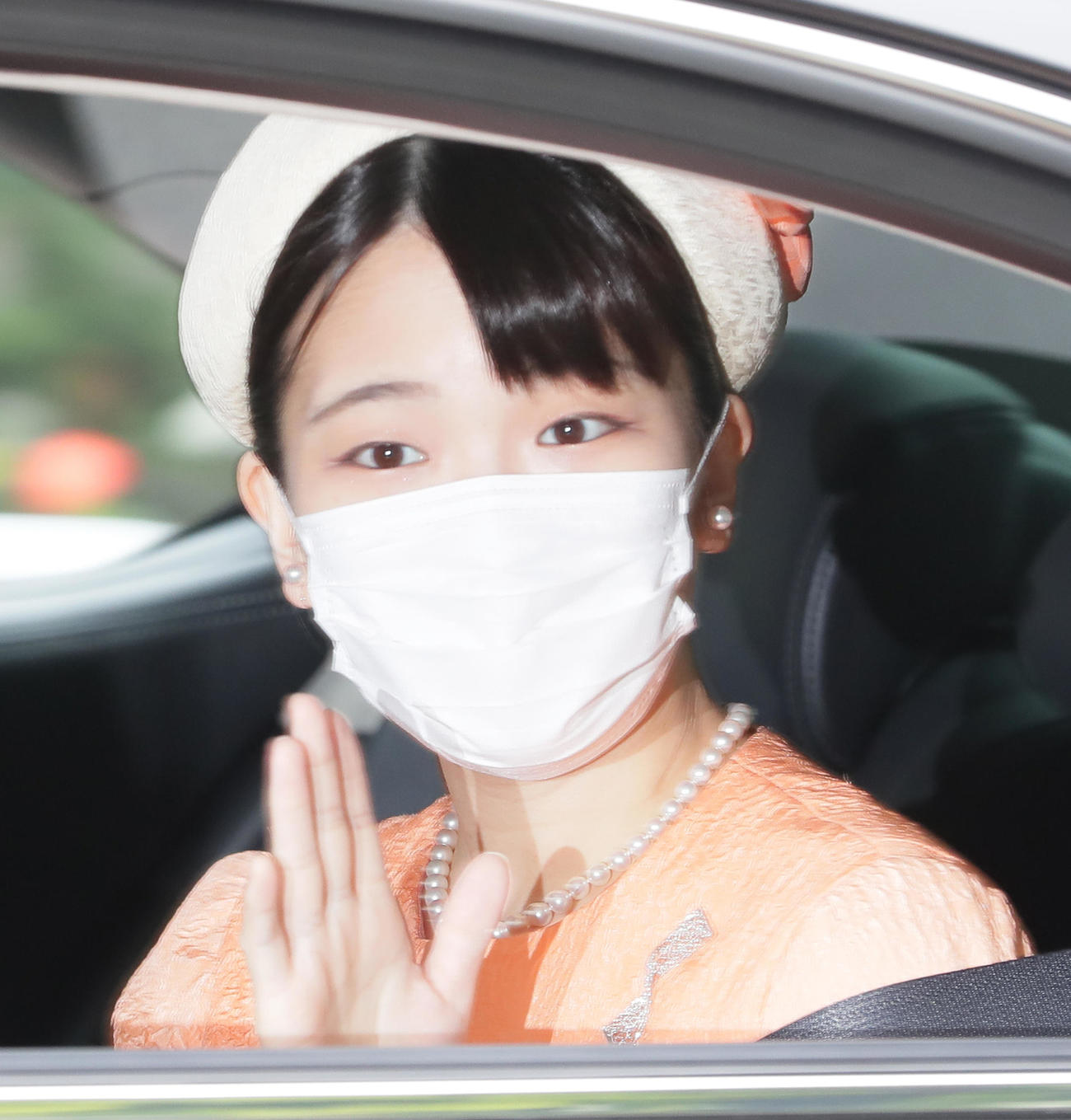 眞子さま（2021年10月25日、撮影・足立雅史）