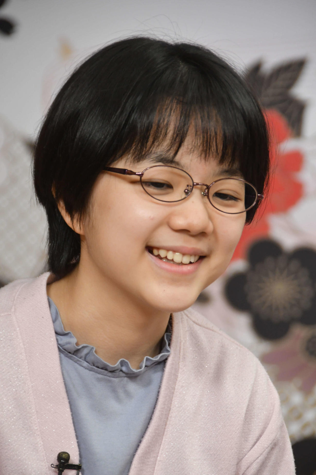 昨年に続いて女流棋聖戦本戦1回戦を突破した仲邑菫二段（日本棋院提供）