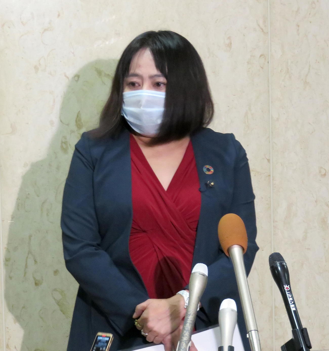 東京都議の木下富美子氏（2021年11月9日撮影）