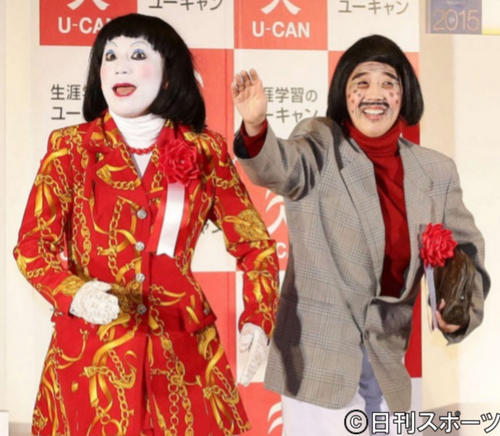 日本エレキテル連合の橋本小雪（左）と中野聡子