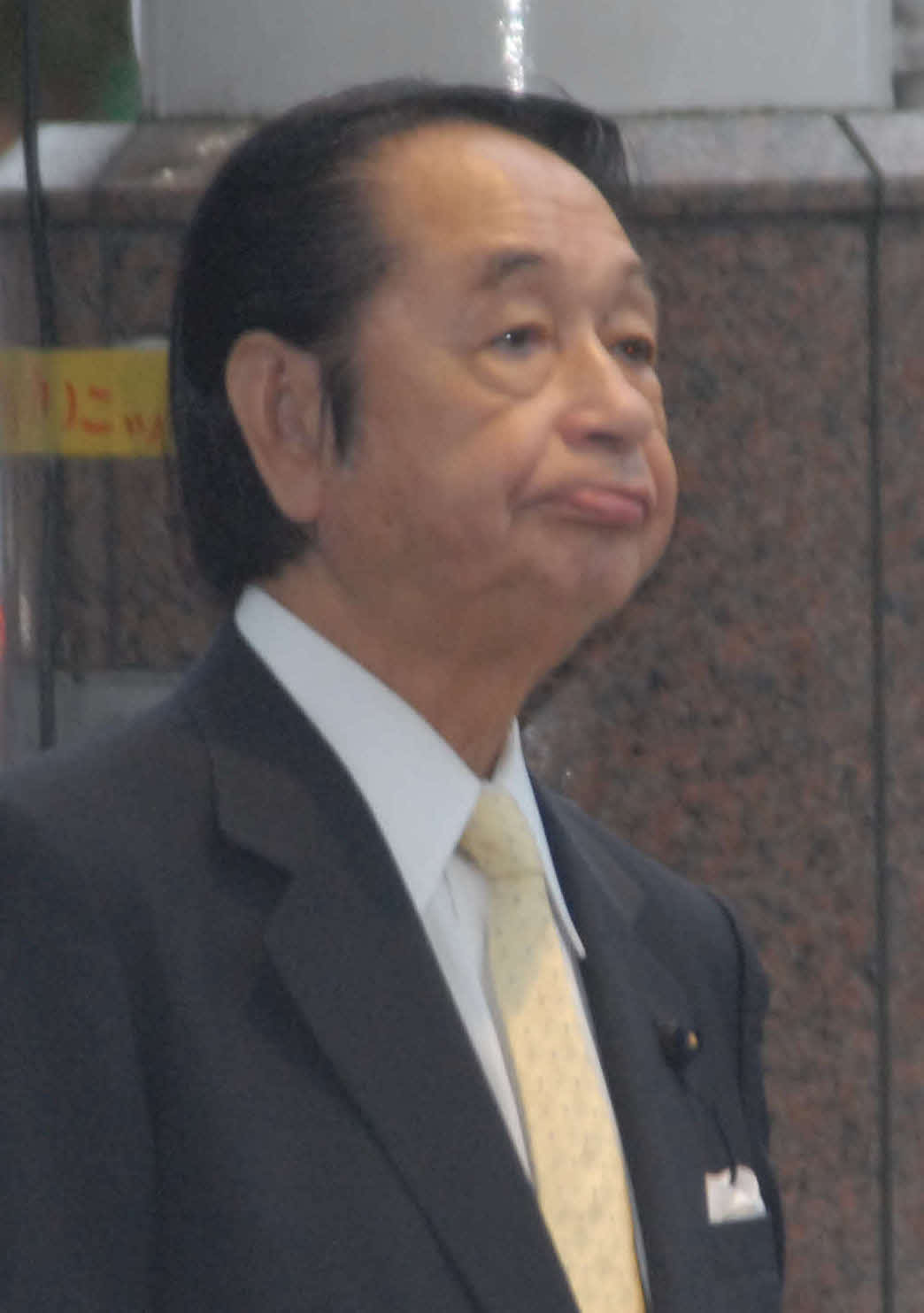 星野伊佐夫県議＝2017年10月12日