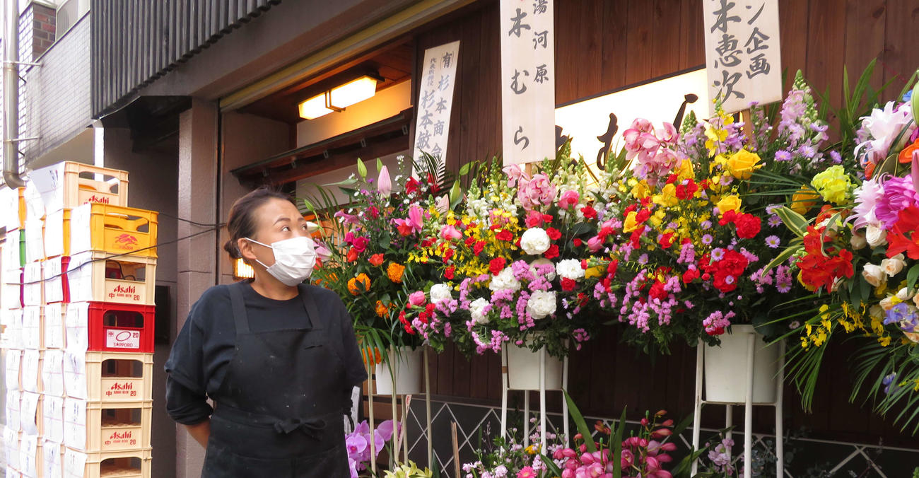 22日に営業再開したそば店「木むら」店主の小林和海さん（撮影・寺沢卓）