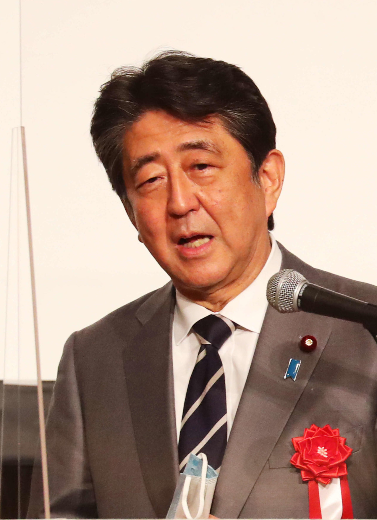 安倍前首相（20年11月17日撮影）