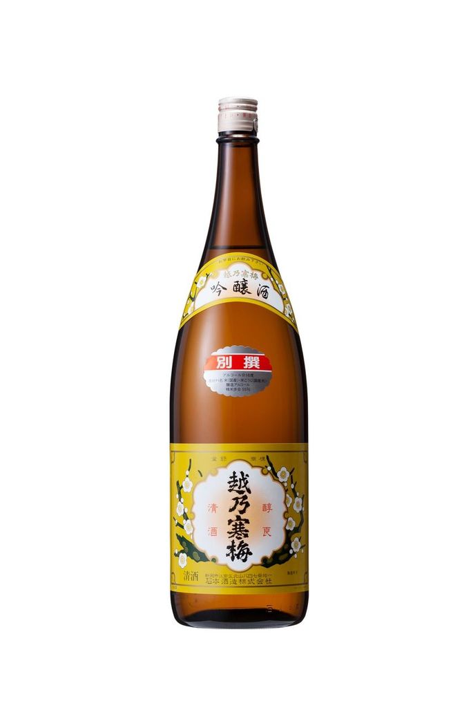 漫画「あぶさん」に登場した日本酒のモデルとなった越乃寒梅吟醸別撰