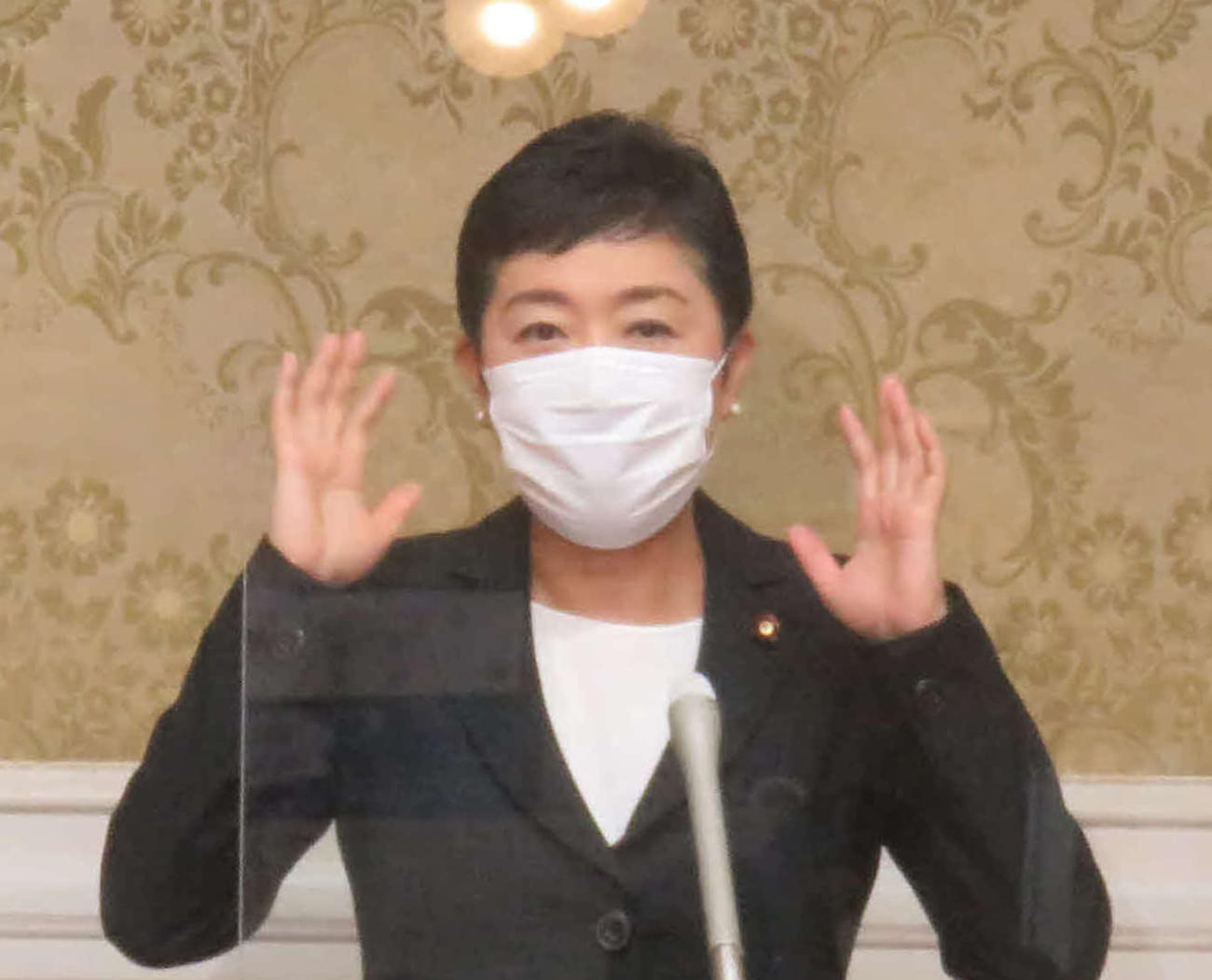 辻元清美氏（2021年1月撮影）