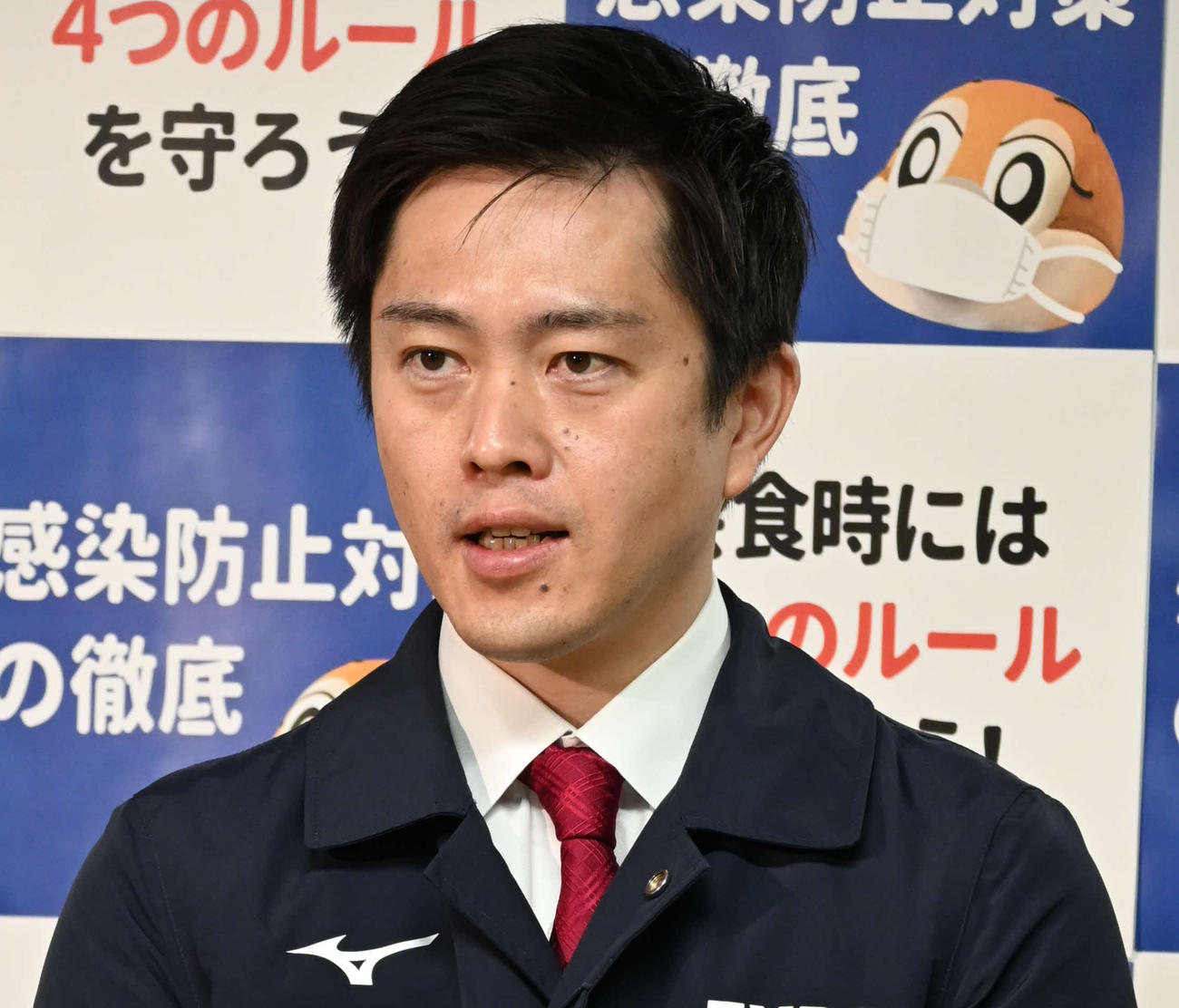 吉村洋文知事（2022年1月21日撮影）