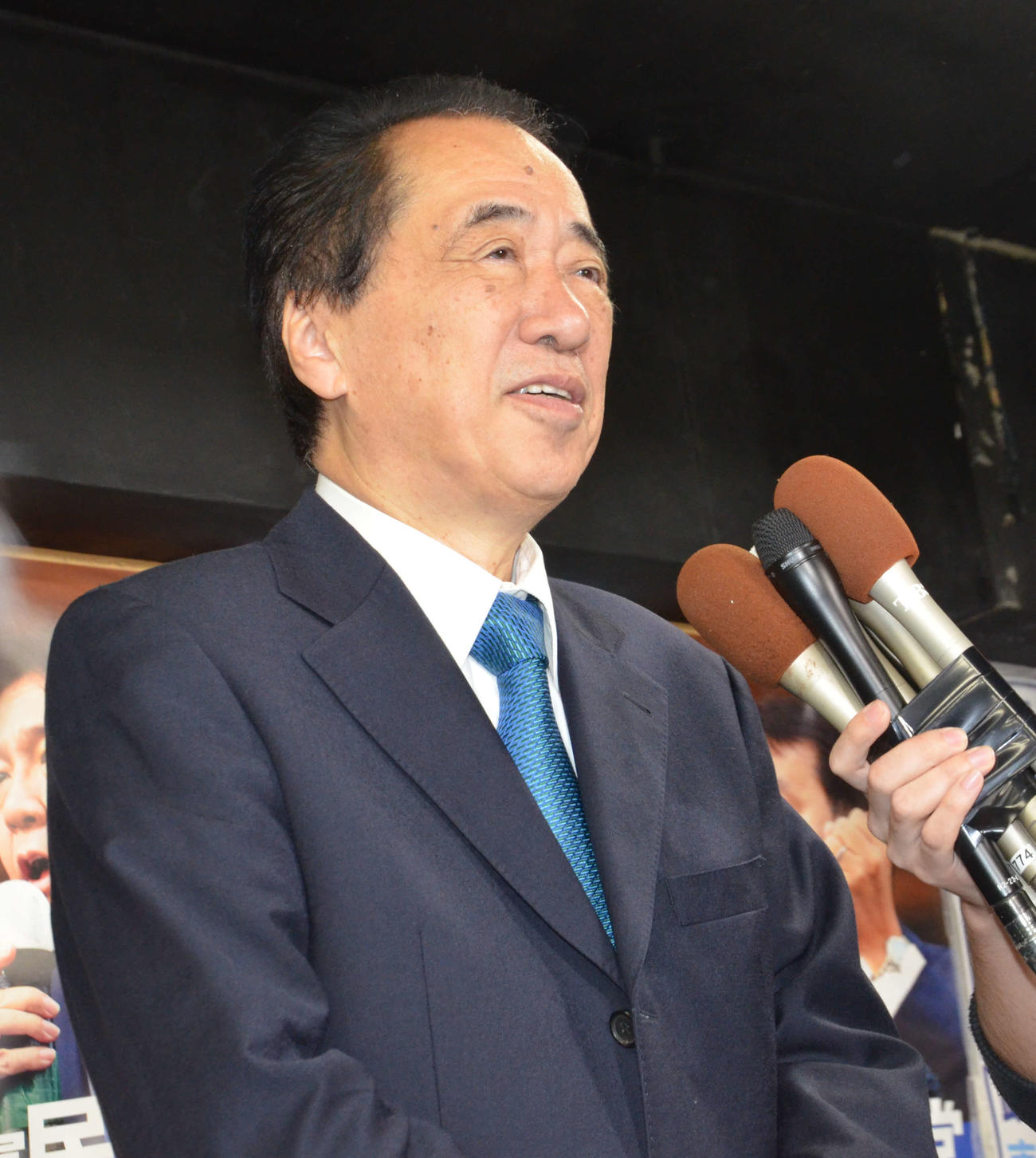 菅直人氏（2017年10月23日撮影）