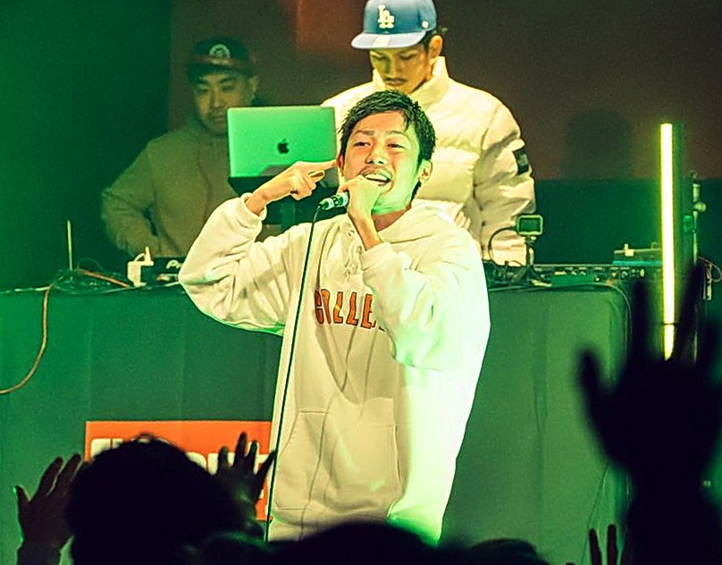 音楽活動を行うヒップホップアーティスト裂固（本人提供）