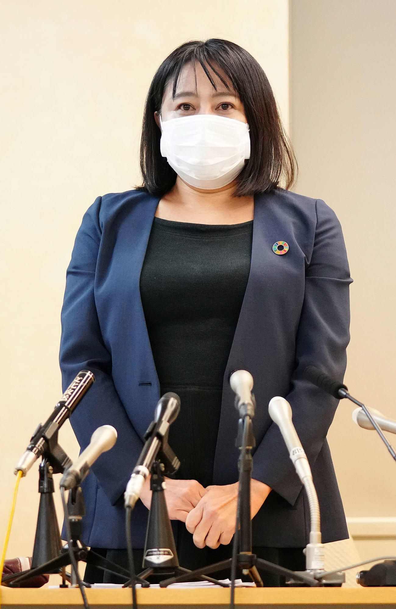 木下富美子前東京都議（2021年11月22日撮影）