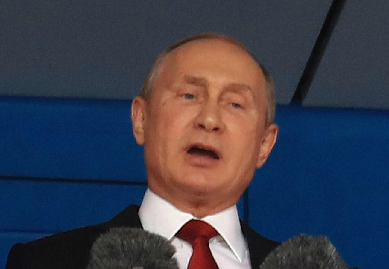 プーチン大統領（2018年6月14日撮影）