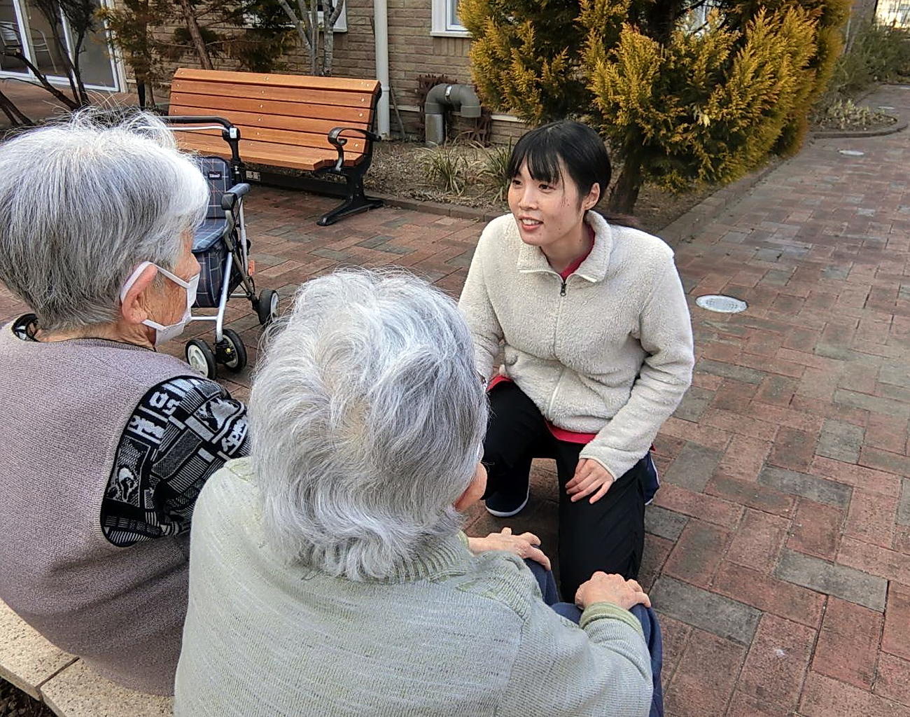 生活相談員として高齢者に寄り添うさん満山佳奈さん