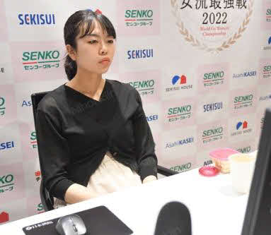 日本の女流棋士として初めて女流国際棋戦の決勝進出を果たした上野愛咲美四段（日本棋院提供）