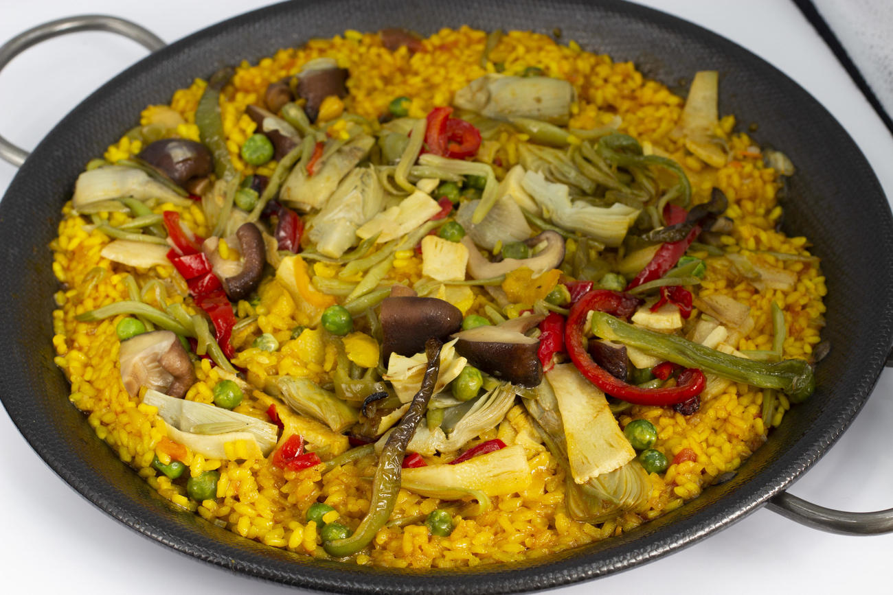 Viringuitoの「Vegan季節野菜のパエジャ」
