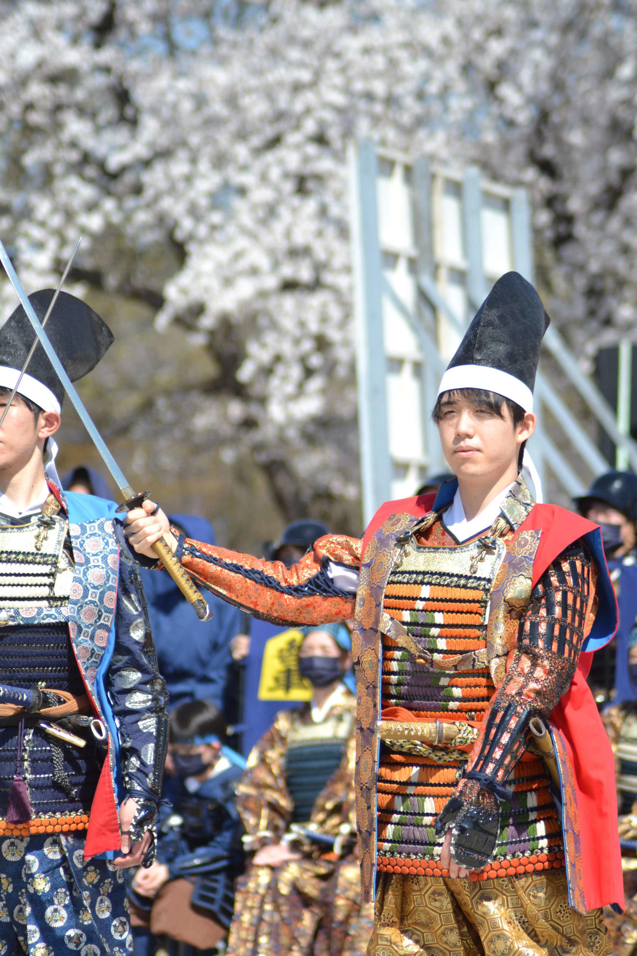 人間将棋に初めて出演し、天童市初見参となった藤井聡太5冠