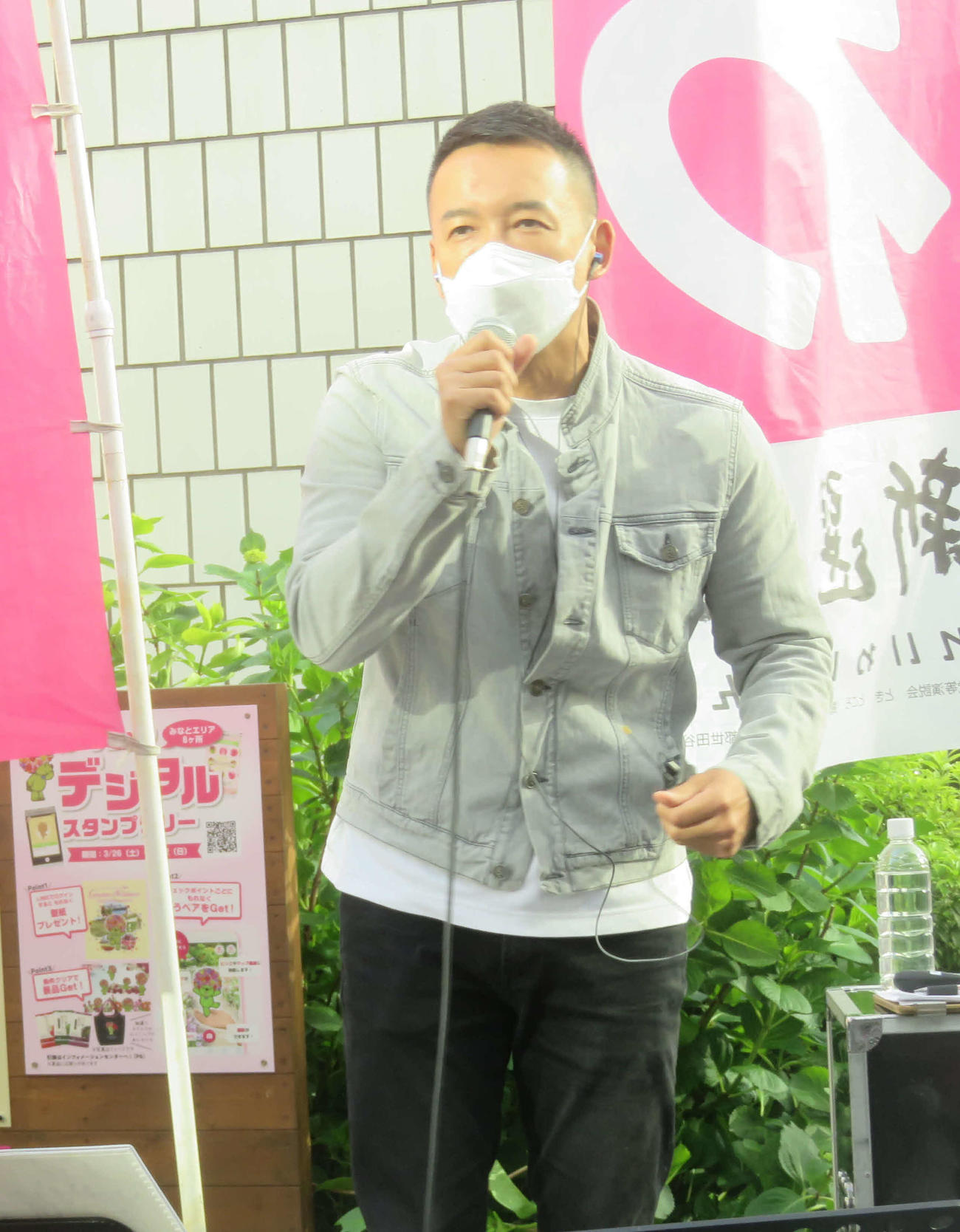 れいわ新選組の山本太郎代表は夏の参院選で出馬する選挙区を5月中旬にも発表するとした（撮影・大上悟）