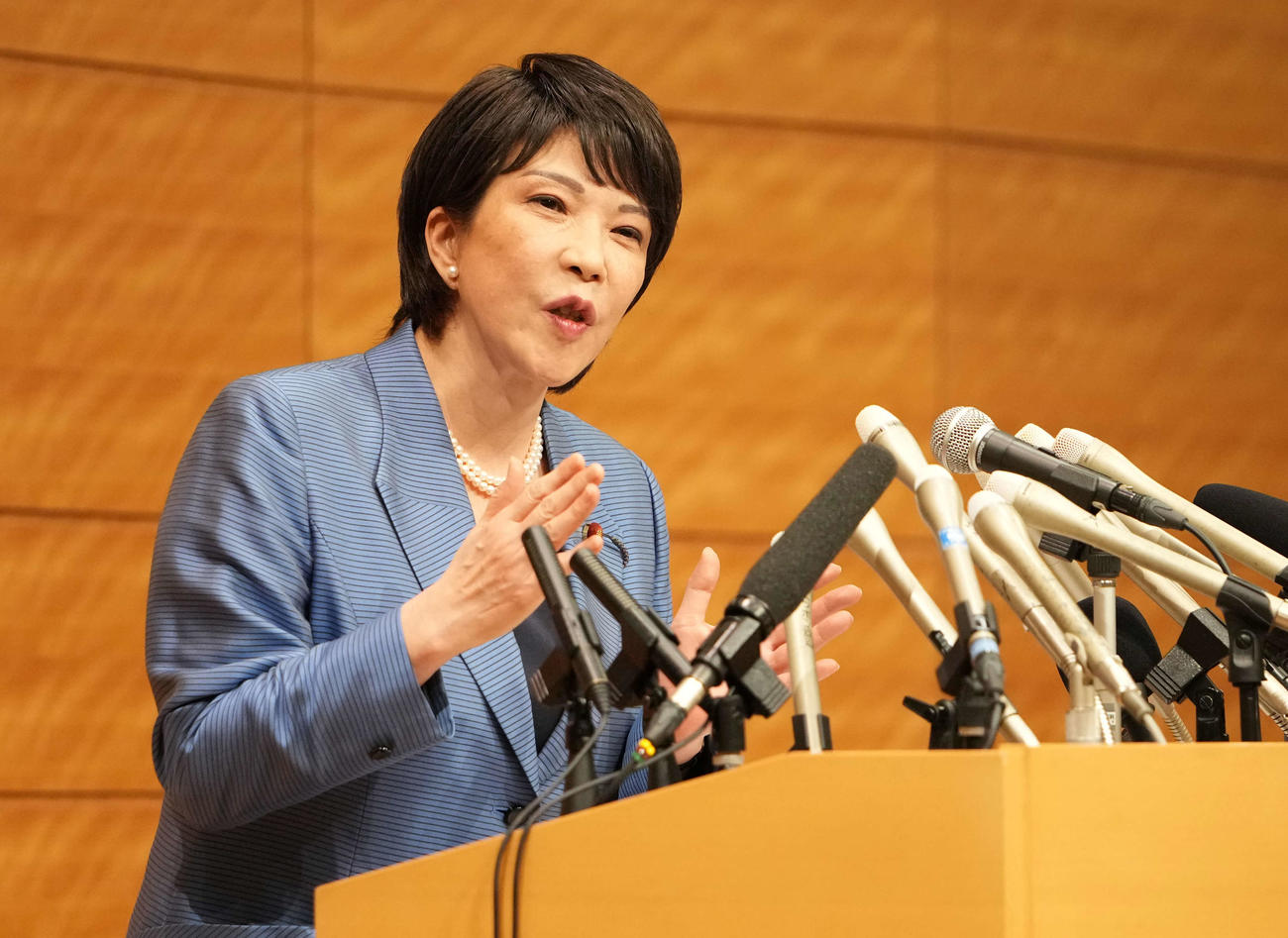 自民党の高市早苗政調会長（21年9月撮影）