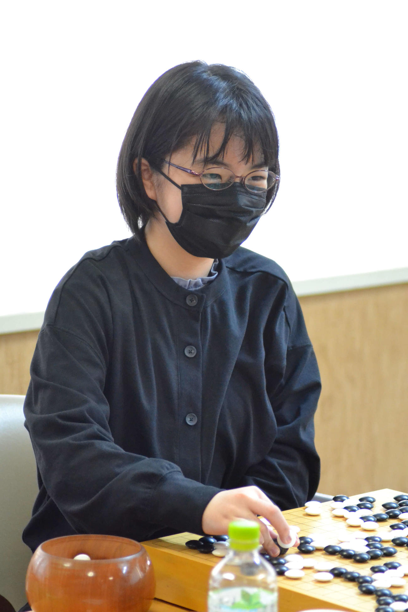女流本因坊戦本戦1回戦で大森らん初段を下して2回戦に進出した仲邑菫二段
