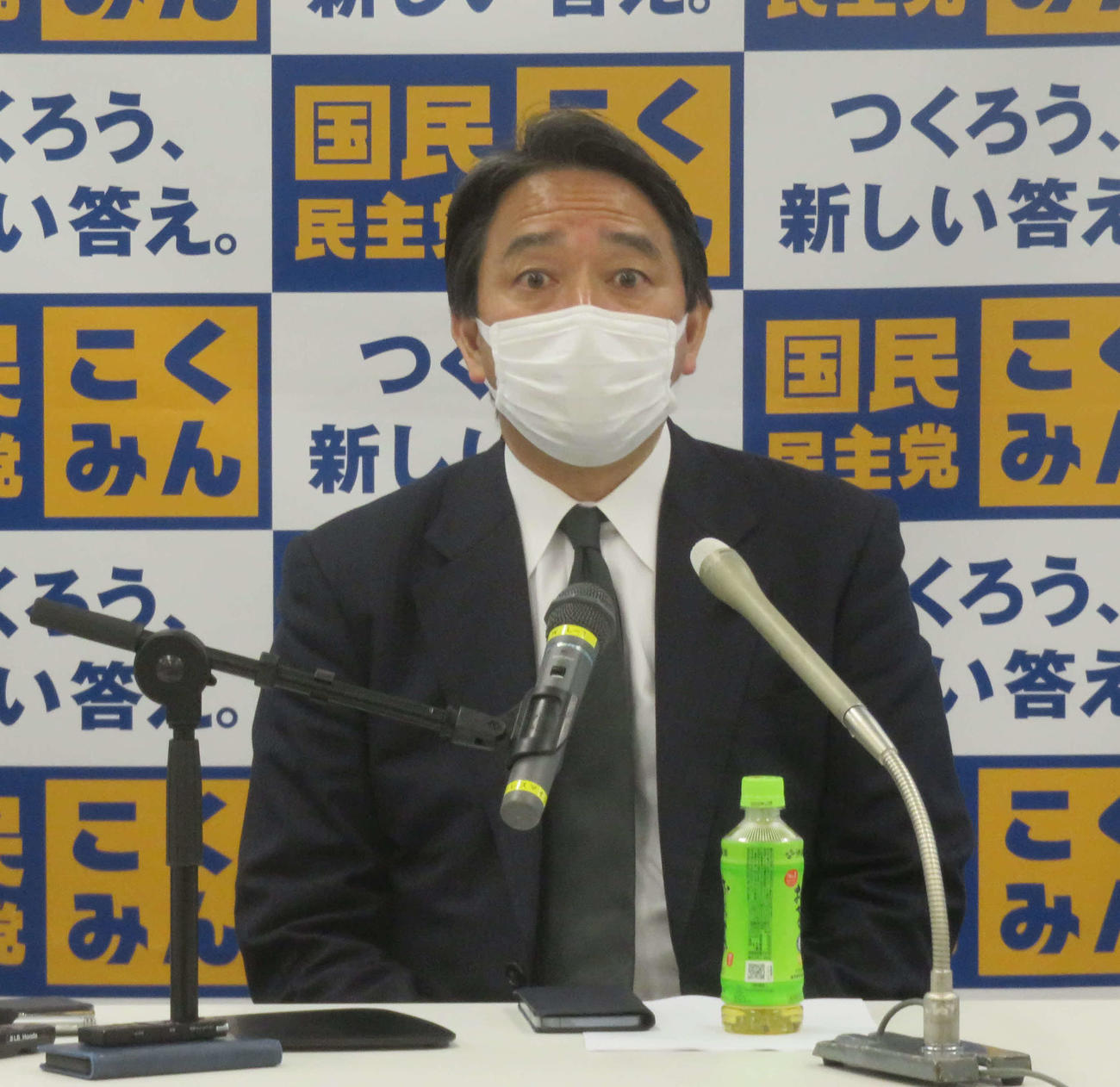 国民民主党の榛葉賀津也幹事長（2022年4月8日撮影）