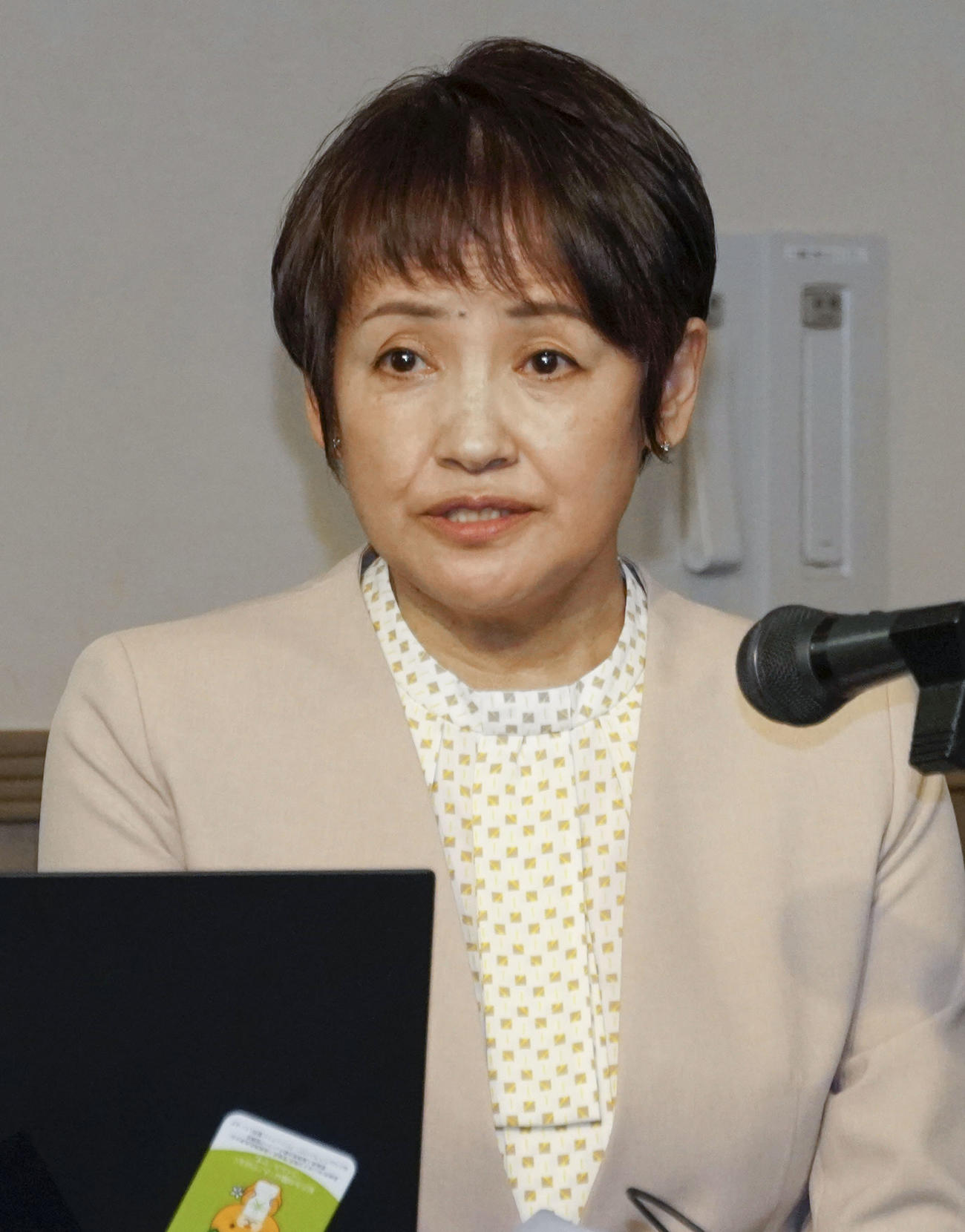 夏の参院選愛媛選挙区に無所属で出馬する意向を表明した高見知佳氏