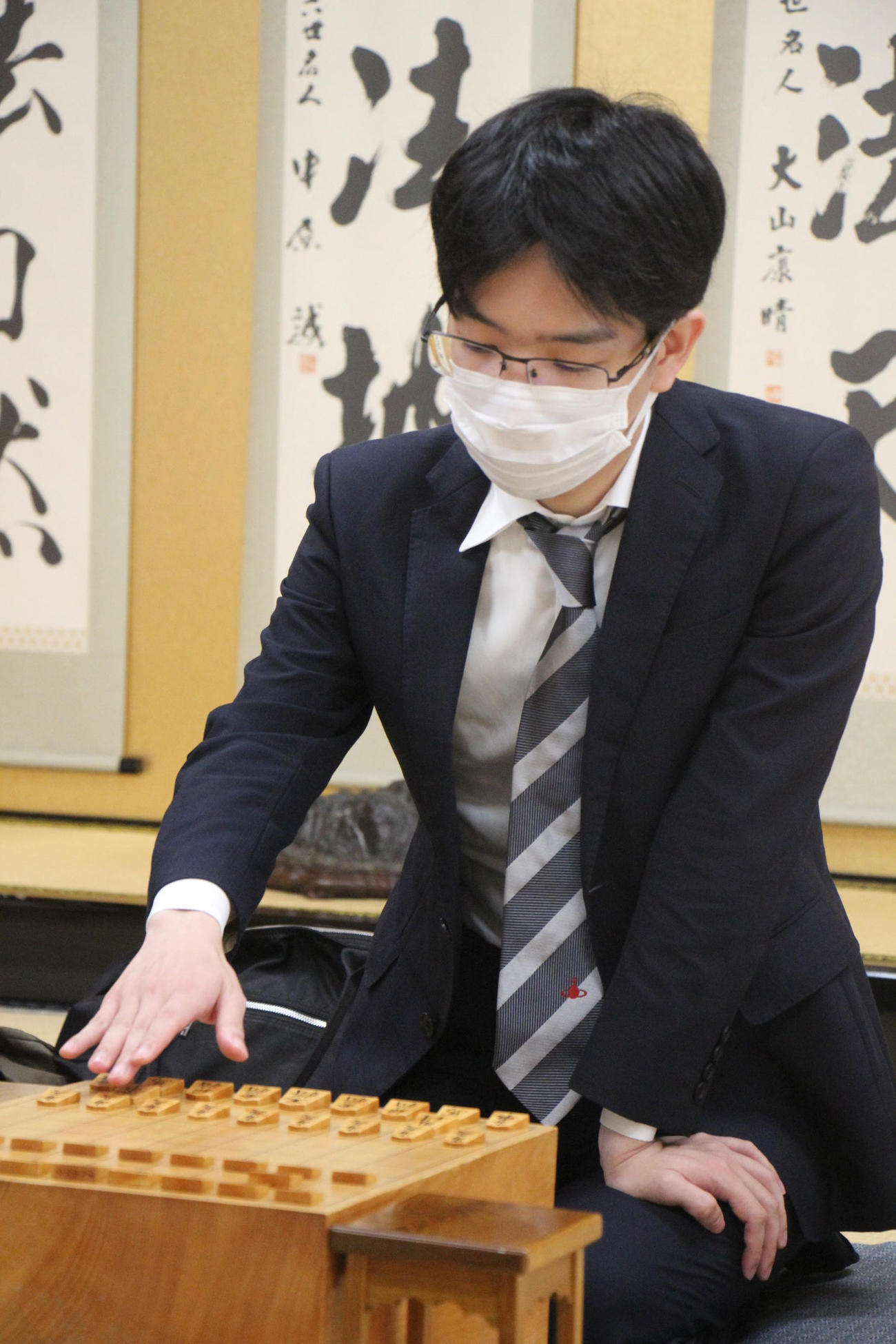 2年連続の王位戦挑戦を決めた豊島将之九段（日本将棋連盟提供）
