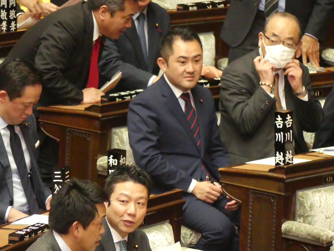 吉川赳衆院議員（19年3月14日撮影）