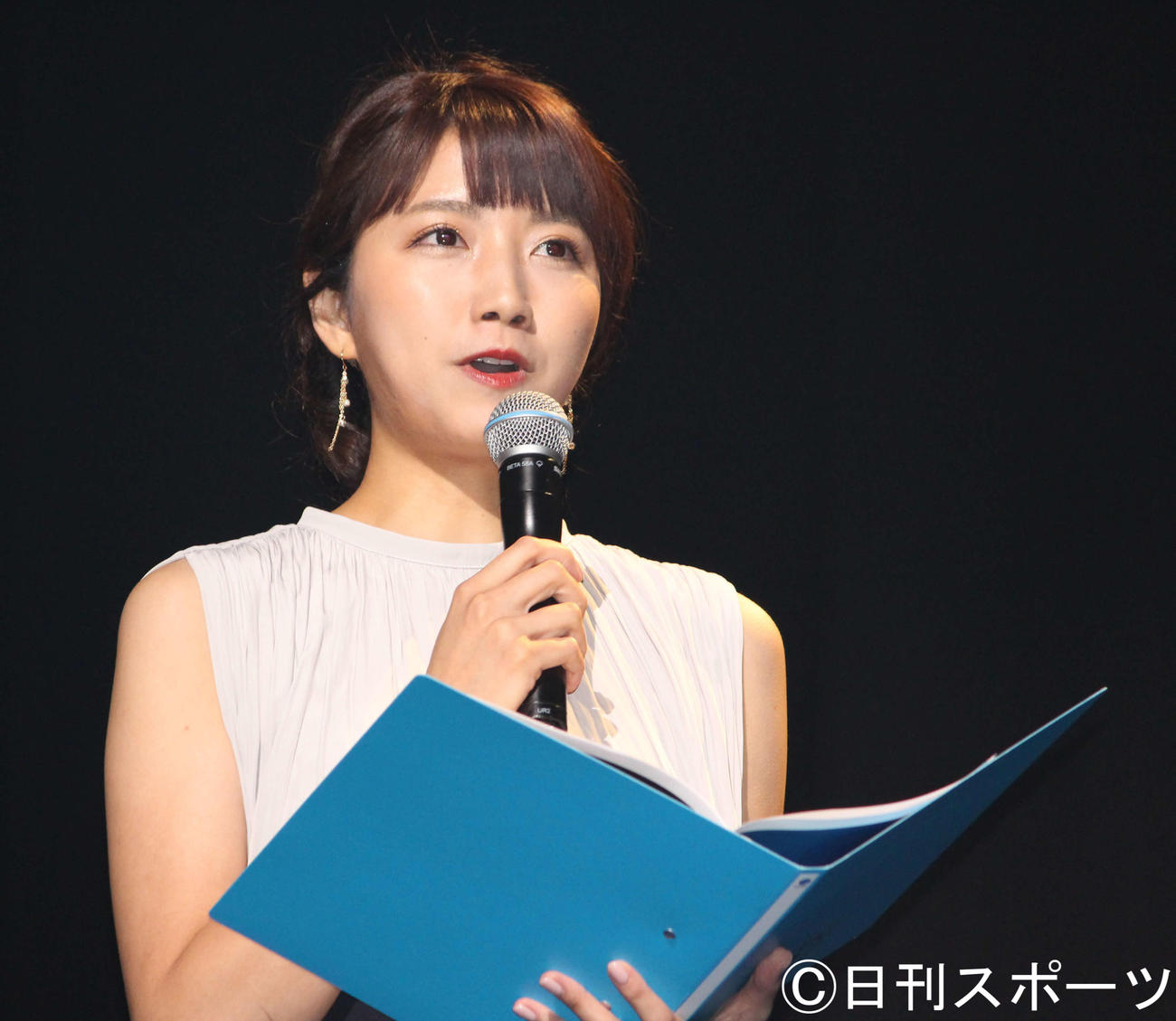 フジテレビ三田友梨佳アナウンサー（2018年7月撮影）