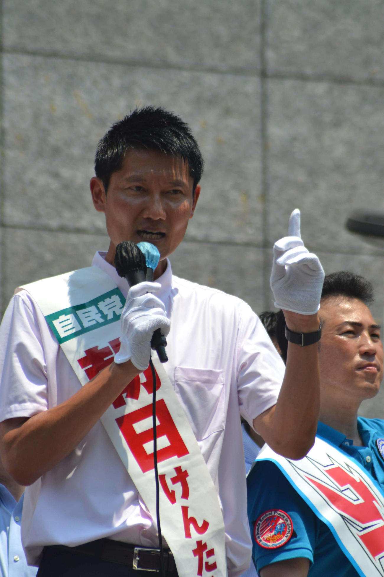 自民東京選挙区・朝日健太郎氏