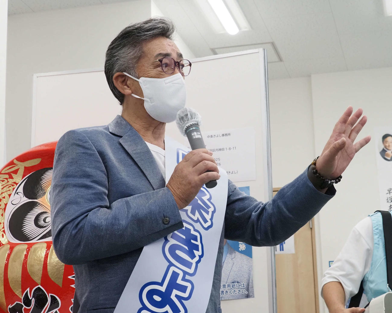 中条きよし氏（22年6月22日撮影）