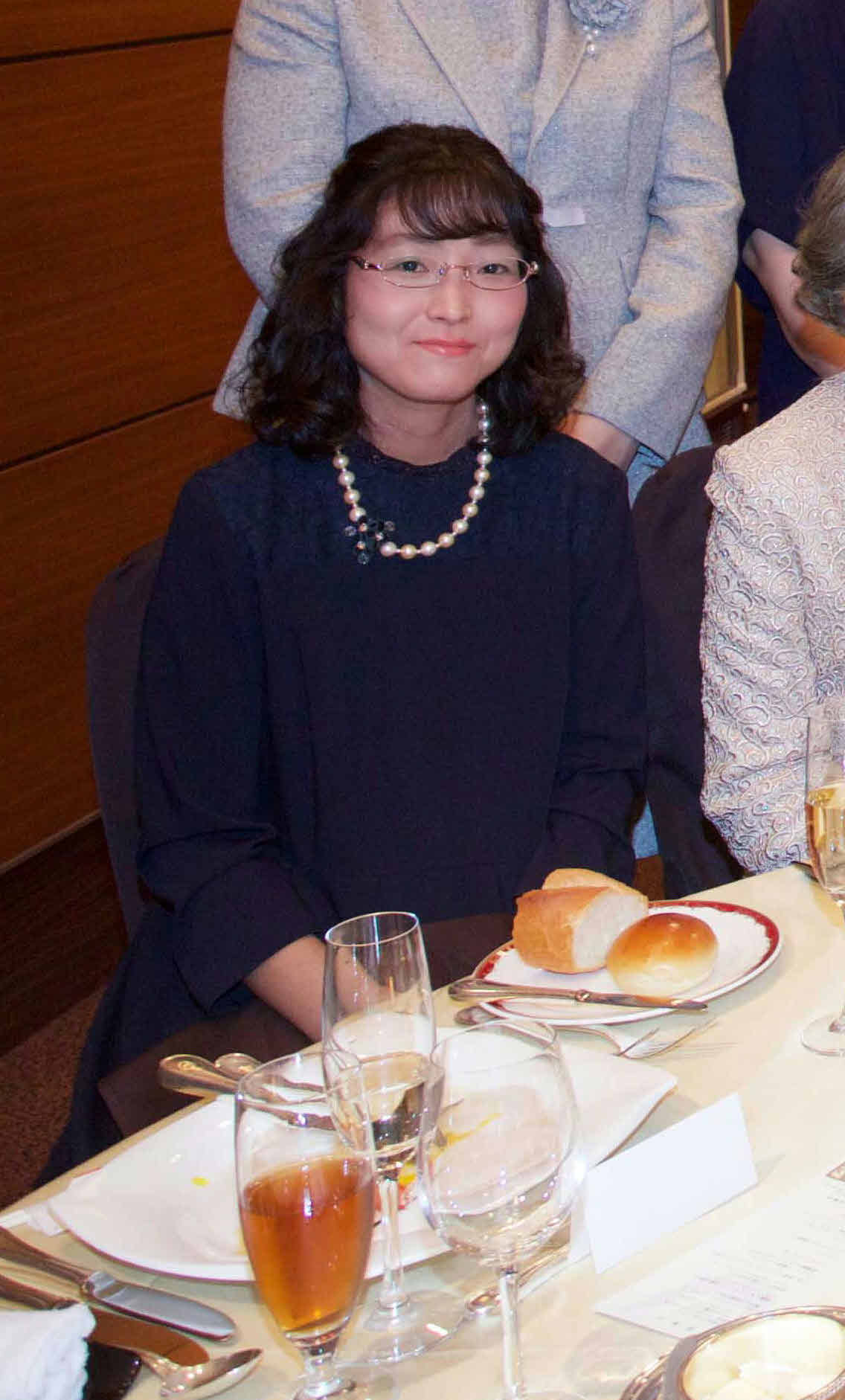 2016年にあった妹の結婚式に出席した津田幸恵さん（伸一さん提供）