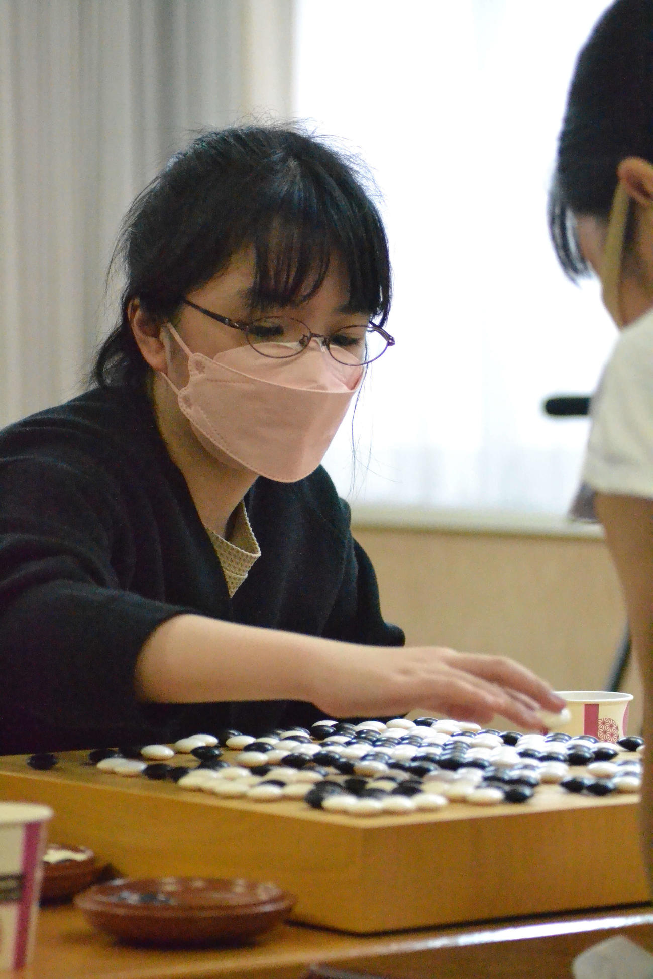 上野梨紗二段を破り女流本因坊戦初のベスト4入りを果たした仲邑菫二段