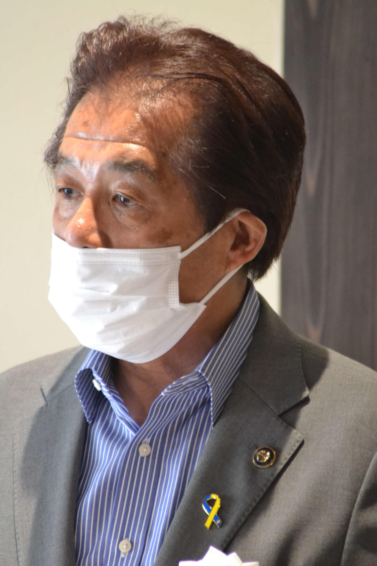 「古民家を改修した宿泊施設で地域の活性化を目指す」とした北堀篤秩父市長