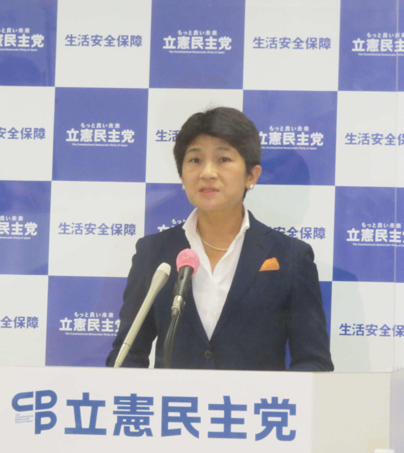立憲民主党の西村智奈美幹事長（2022年7月19日撮影）