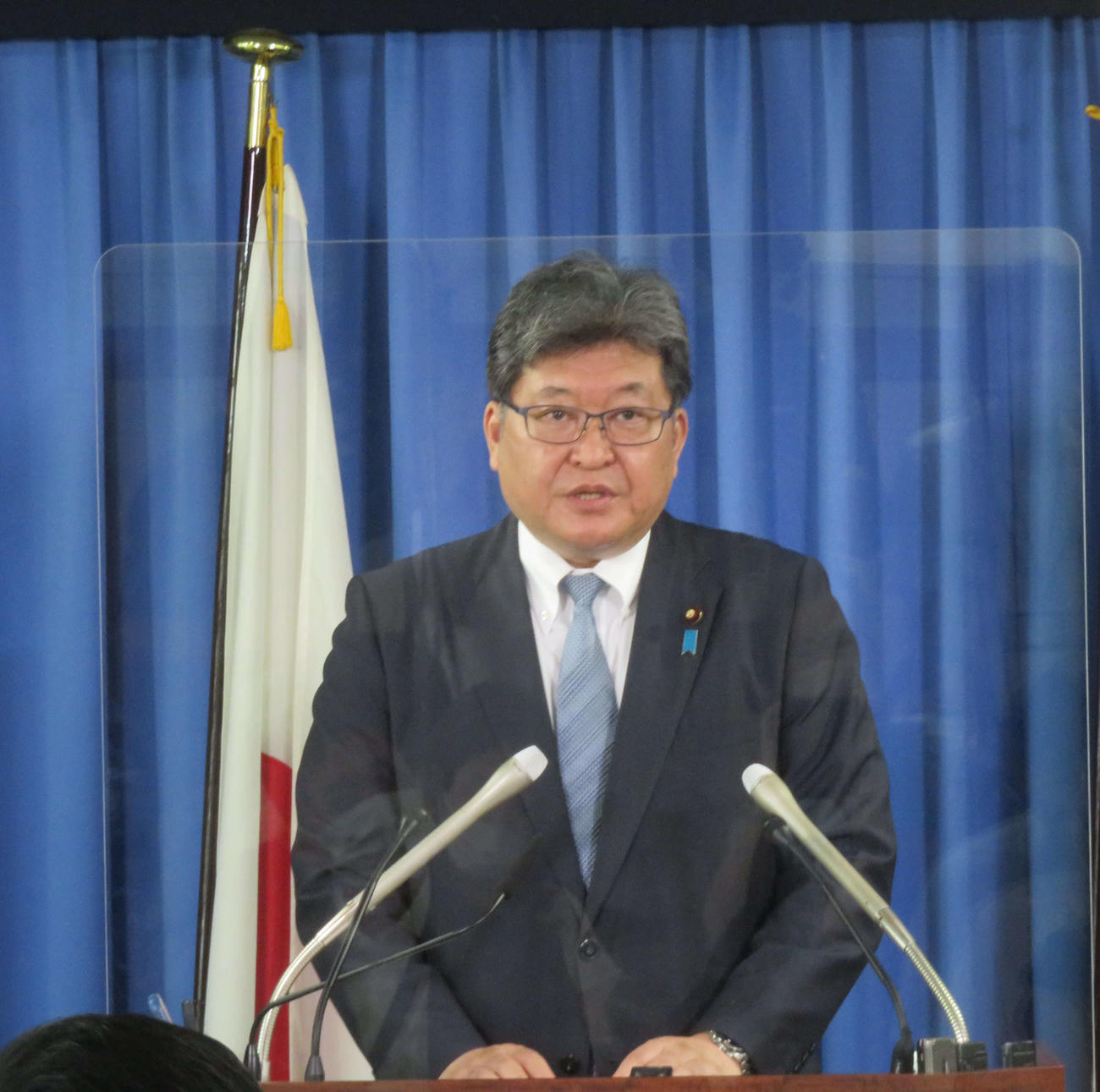 自民党の政調会長に就任した萩生田光一前経産相が会見で抱負を語った