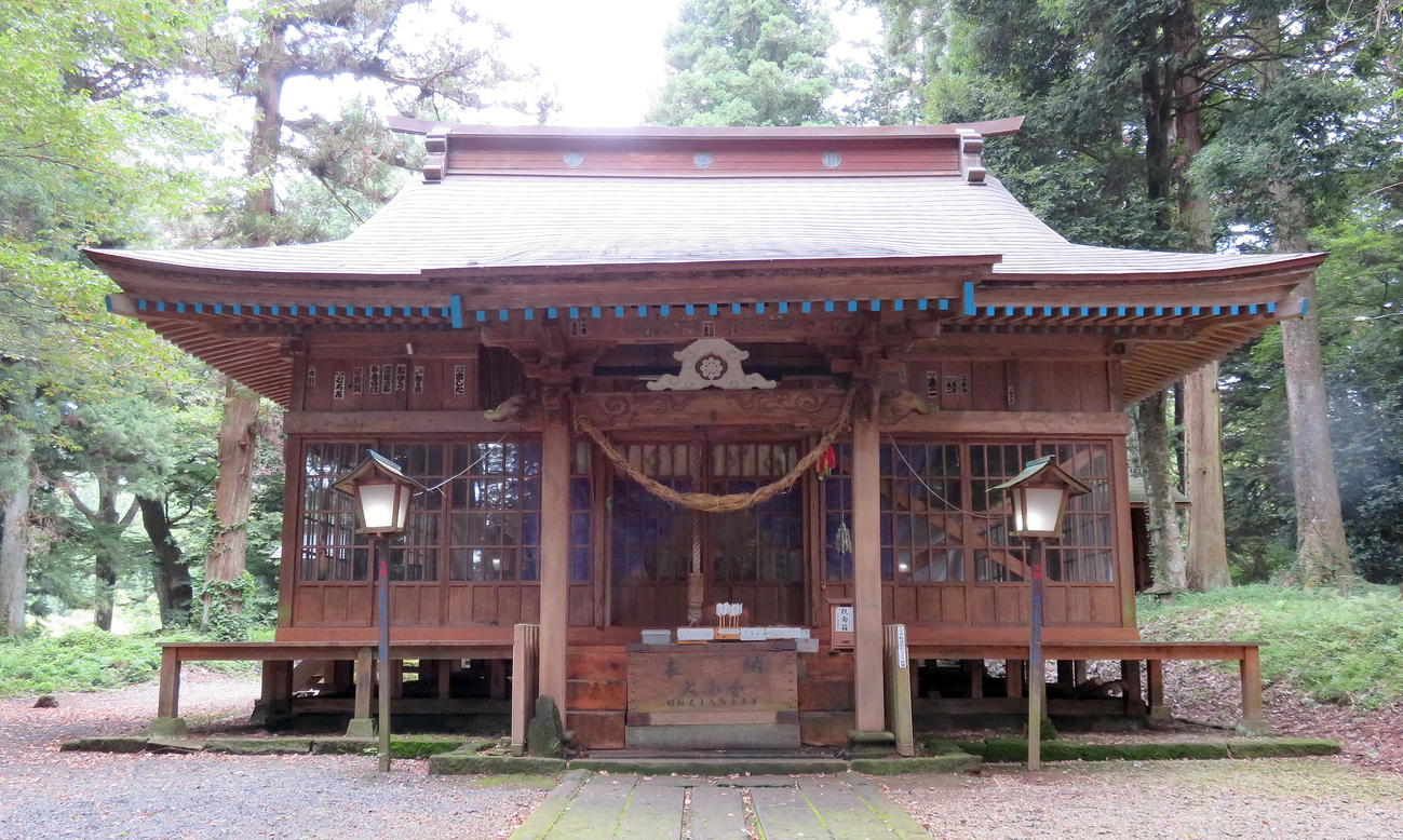 伊達政宗が改築奉納したと伝えられている白河神社の本殿（撮影・鎌田直秀）
