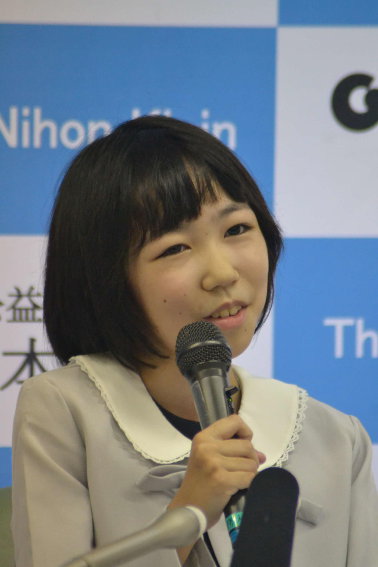 女流特別採用推薦で来年1月から公式戦参加を認められた柳原咲輝さん