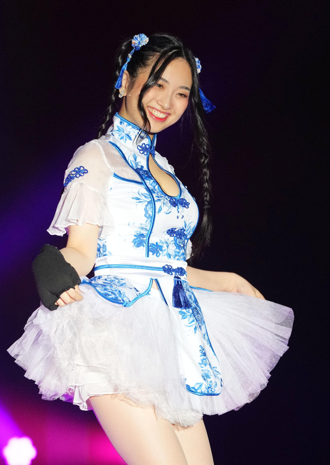 ローズ部門（プロフェッショナルクラス）でエントリーした帝凜さん（撮影・横山健太）