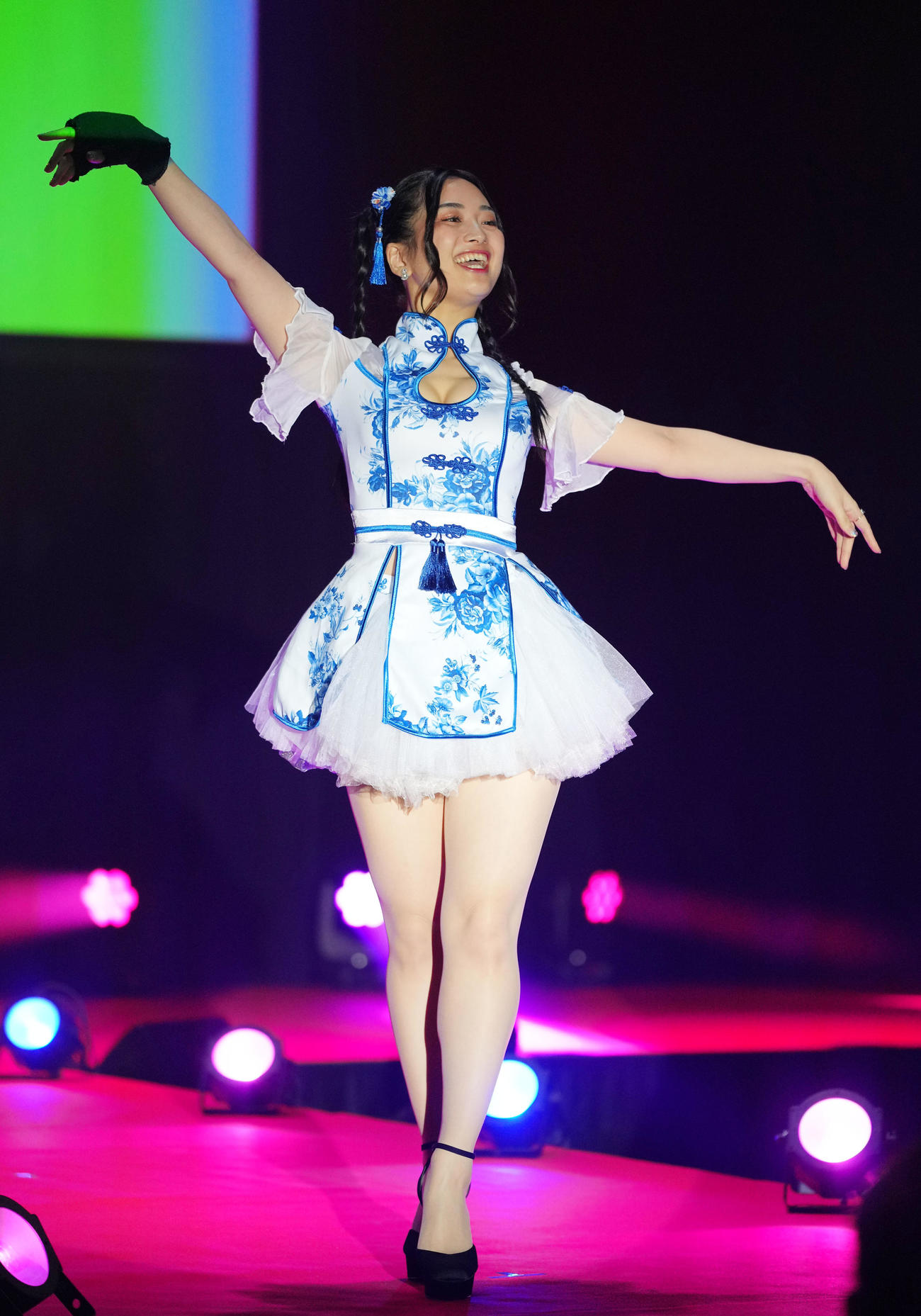 ローズ部門（プロフェッショナルクラス）でエントリーした帝凜さん（撮影・横山健太）