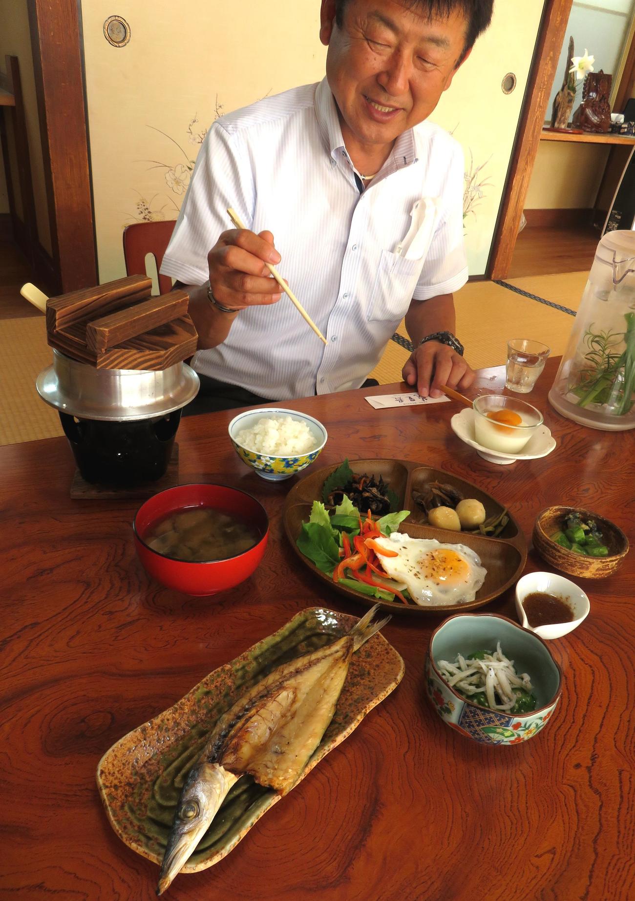 こんな朝ごはんを食べたかった。いっただきまーす