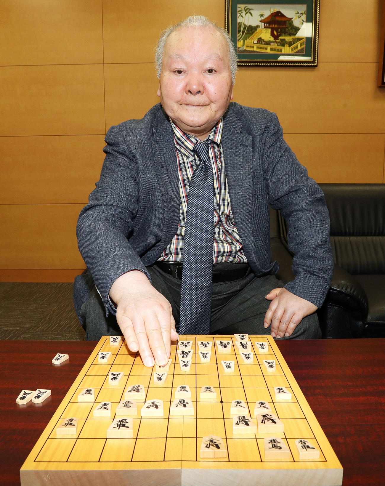 加藤一二三・九段（2017年3月21日撮影）