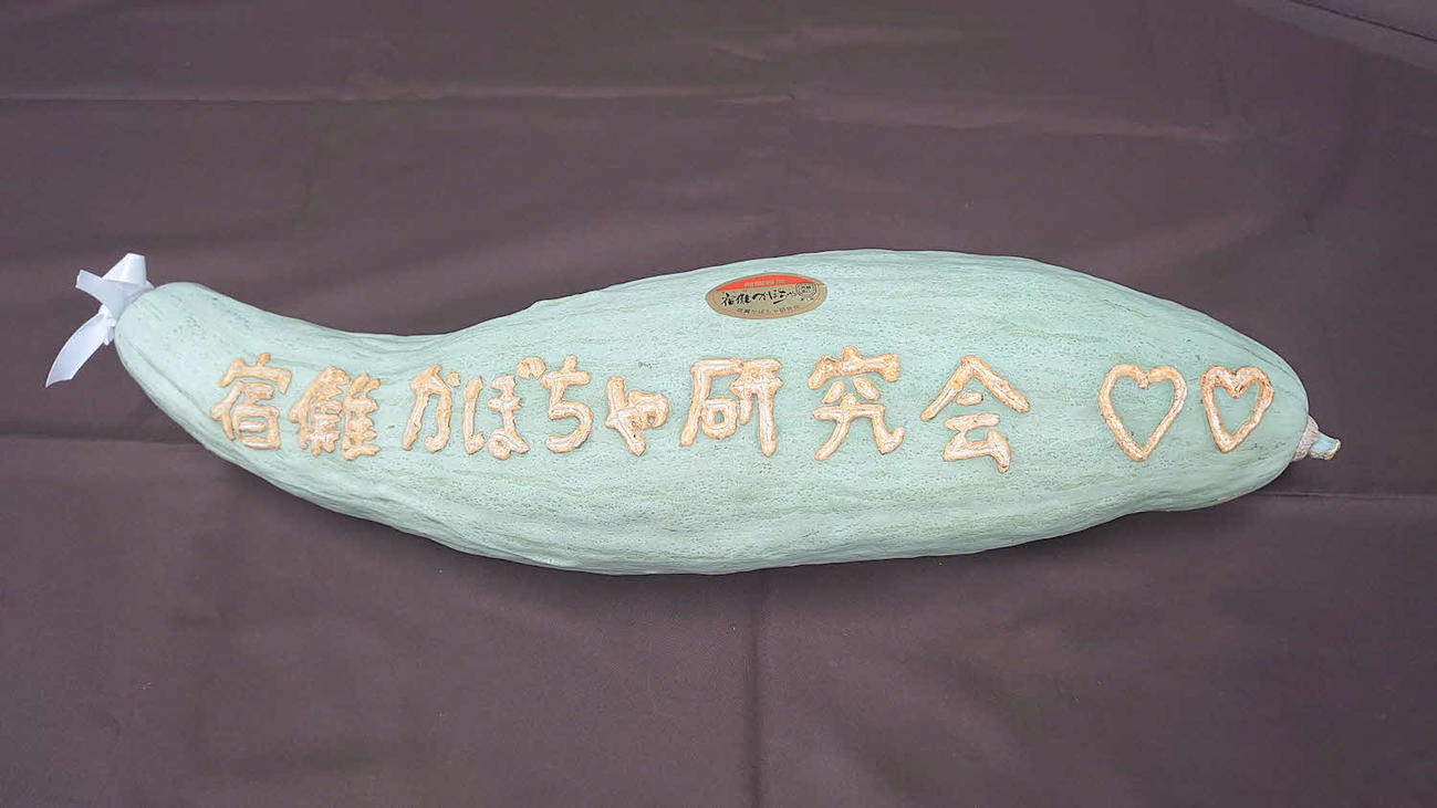 岐阜県高山市の名産品「宿儺かぼちゃ」（岐阜県農政部提供）